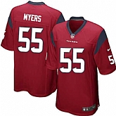 Nike Men & Women & Youth Texans #55 Myers Red Team Color Game Jersey,baseball caps,new era cap wholesale,wholesale hats